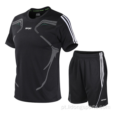 Conjunto de camisa de uniformes de equipe de futebol de sublimação barata